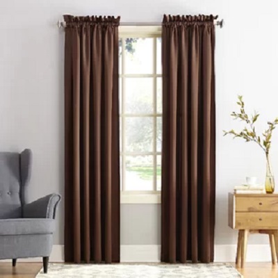 Brown Curtains