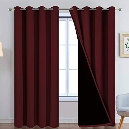 Red Blackout Curtain