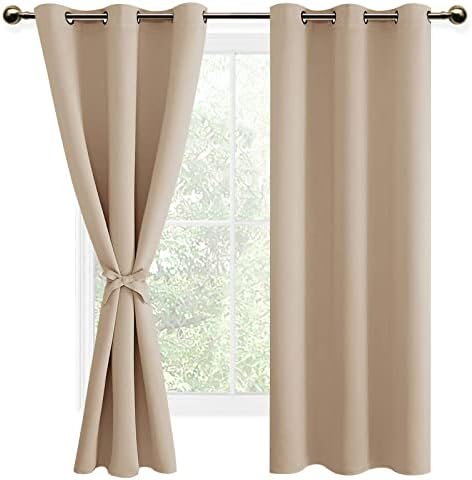 Beige Blackout Curtain