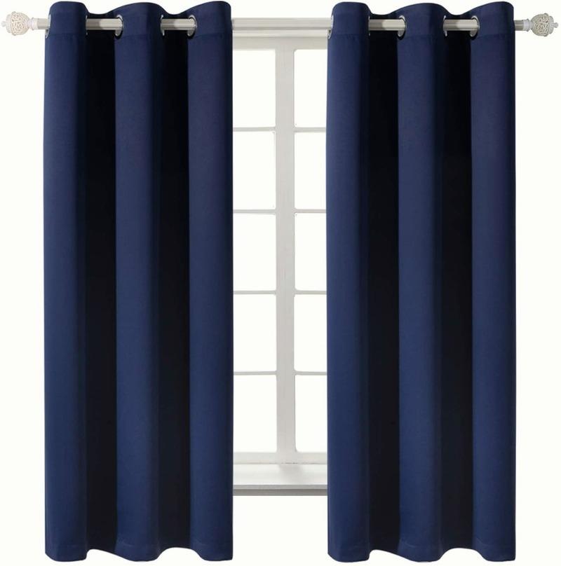 Blue Blackout Curtain