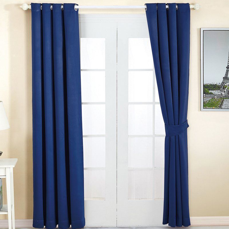 Blue Blackout Curtain Dubai