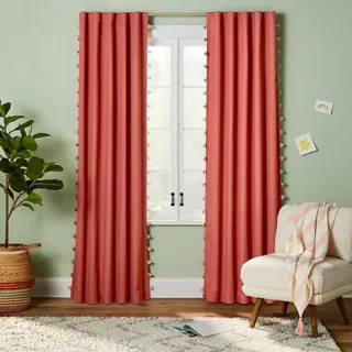 Red Blackout Curtain