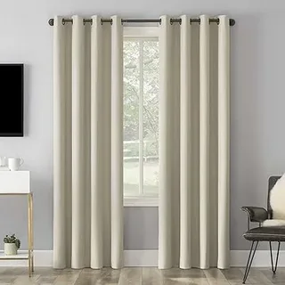 Beige Blackout Curtain