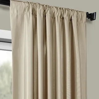 Beige Blackout Curtain
