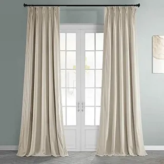 Beige Blackout Curtain